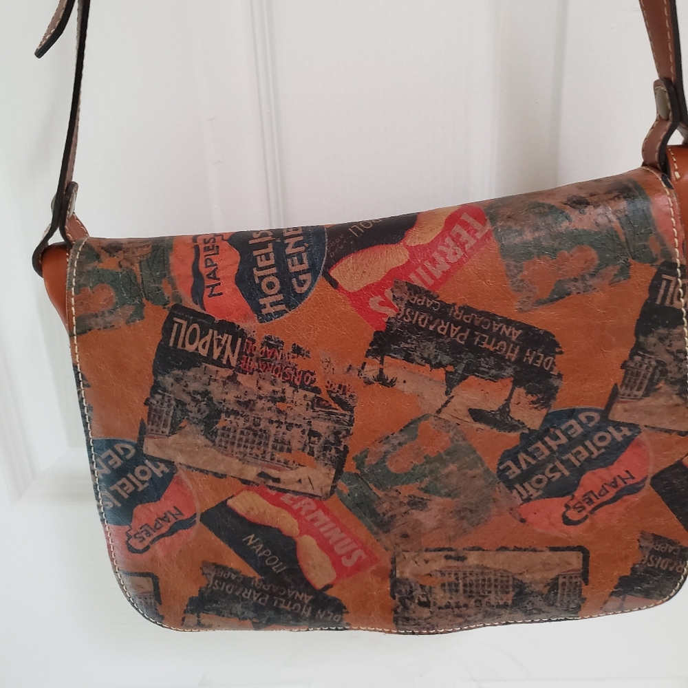 Patricia Nash Vintage Patch Positano Crossbody